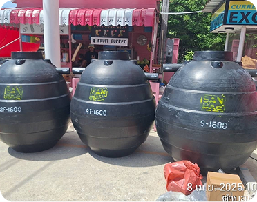 ถังบำบัดน้ำเสีย PE แบบไร้อากาศ 6
