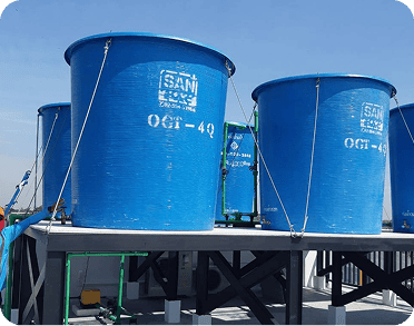 ถังเก็บน้ำไฟเบอร์กลาส FRP แบบตั้งพื้น 4