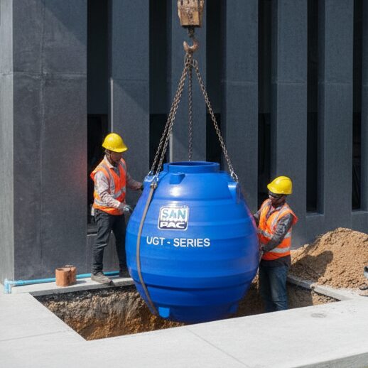 ถังเก็บน้ำ PE แบบฝั่งใต้ดิน UGT Series