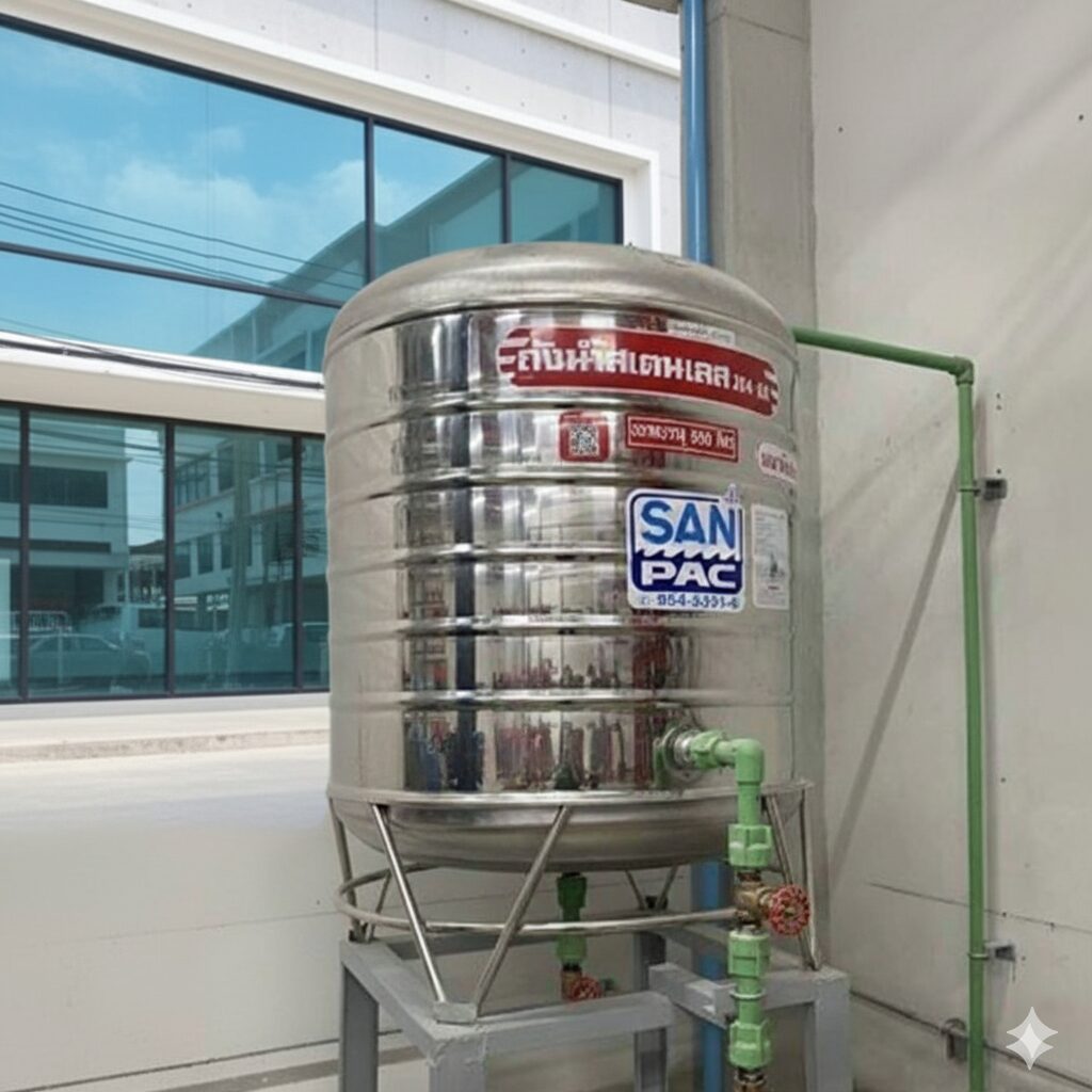 ถังเก็บน้ำสแตนเลส